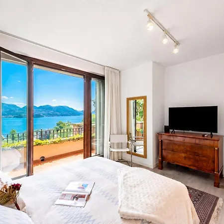 Il Dipinto Sul Lago Stresa Center: Terrace And Garden - Happy Rentals Stresa